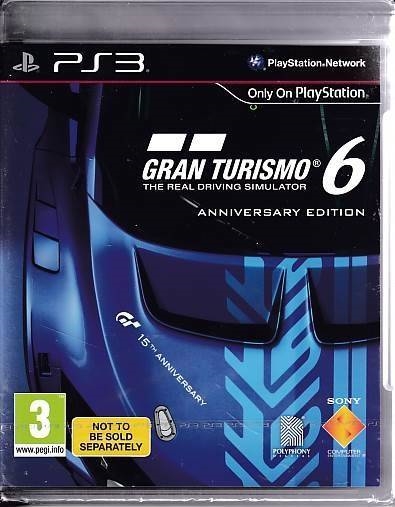 Gran Turismo 6 Anniversary Edition - PS3 (A Grade) (Genbrug)